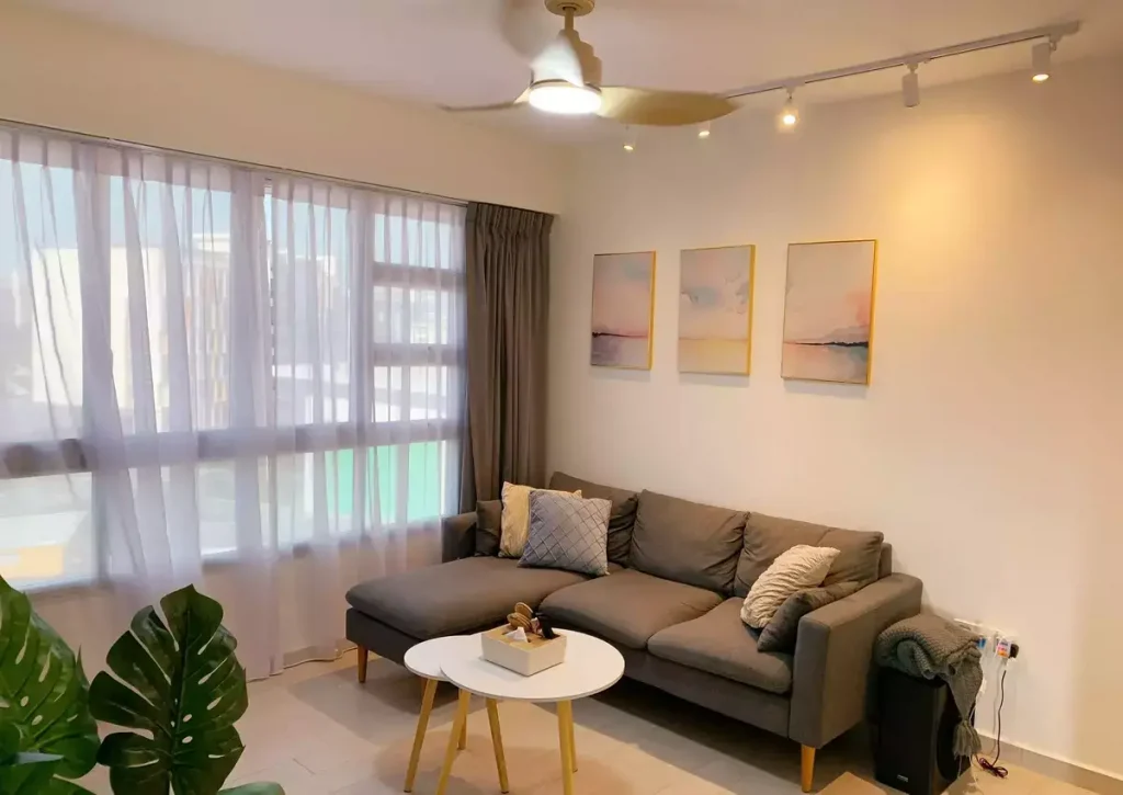 Ang Mo Kio BTO 4 Room - Living Room