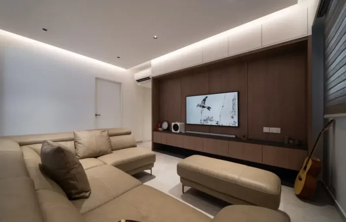 Maximizing Space - Smart HDB 5 Room Living Room Design Tips